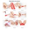 Semi Cured Gel Nail Polish Strips Gel Nail Full Wraps Strips Gel Nail Stickers