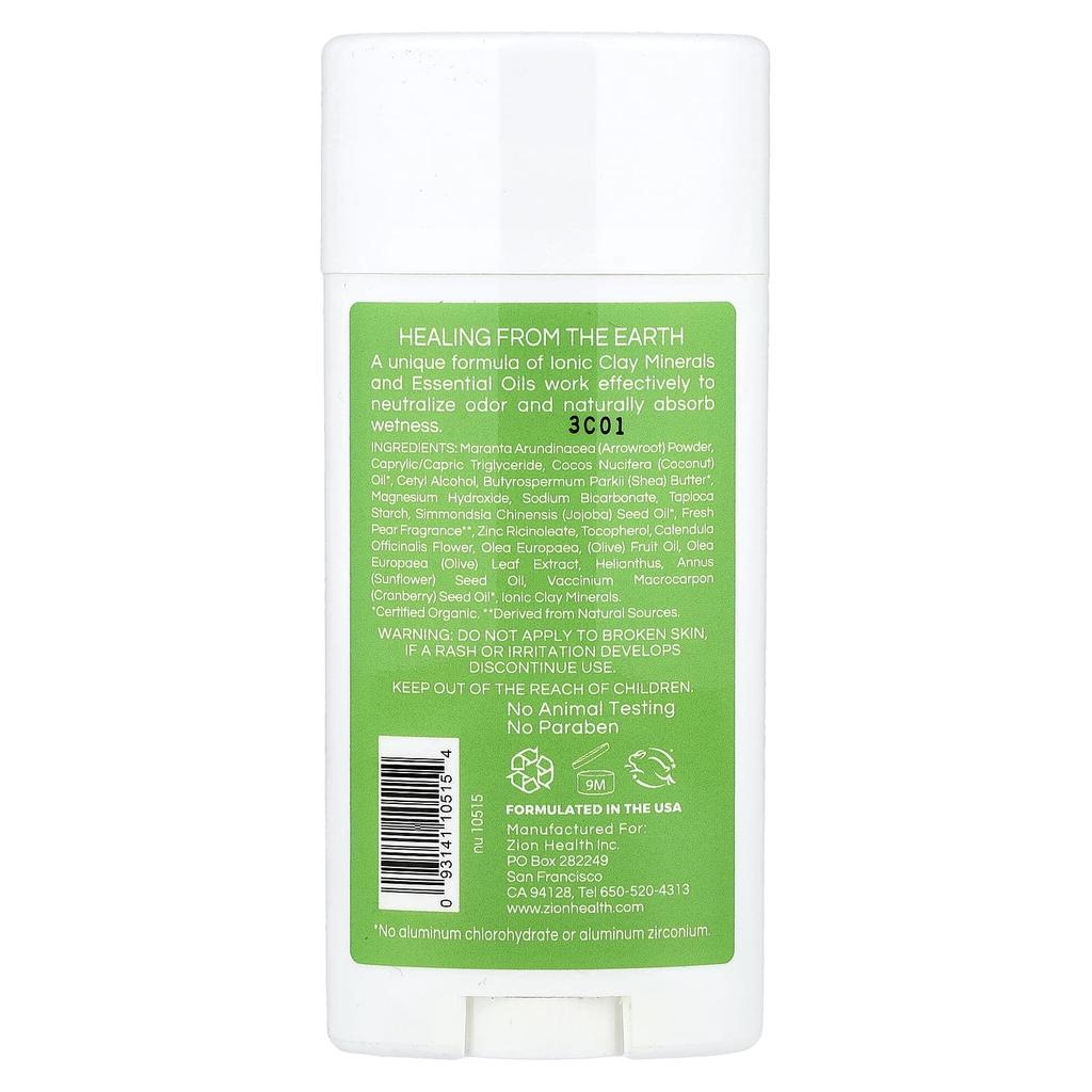 Bold, Claydry Deodorant, Frische Birne, 80G(2.8Oz)