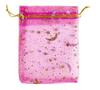 Transparent Organza Mesh Bag with Star & Moon Design, Drawstring Pouch for Jewelry or Candy Gift Packaging
