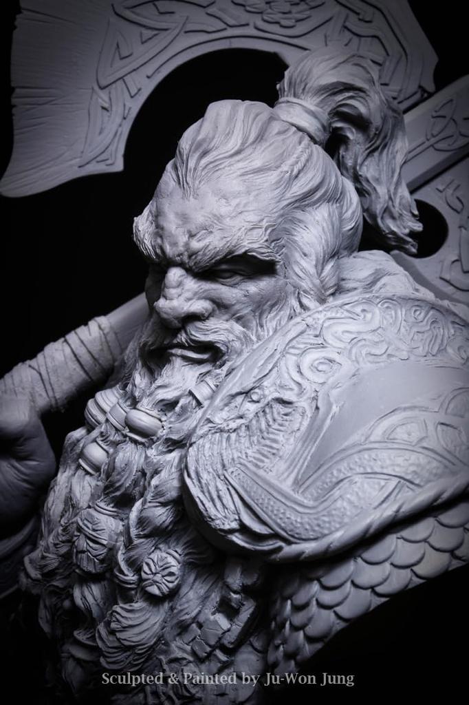 Galapagos Miniatures Scale Bust of Volcan Dragon Slayer Resin Kit 1/10 Lostblood, GP-B004