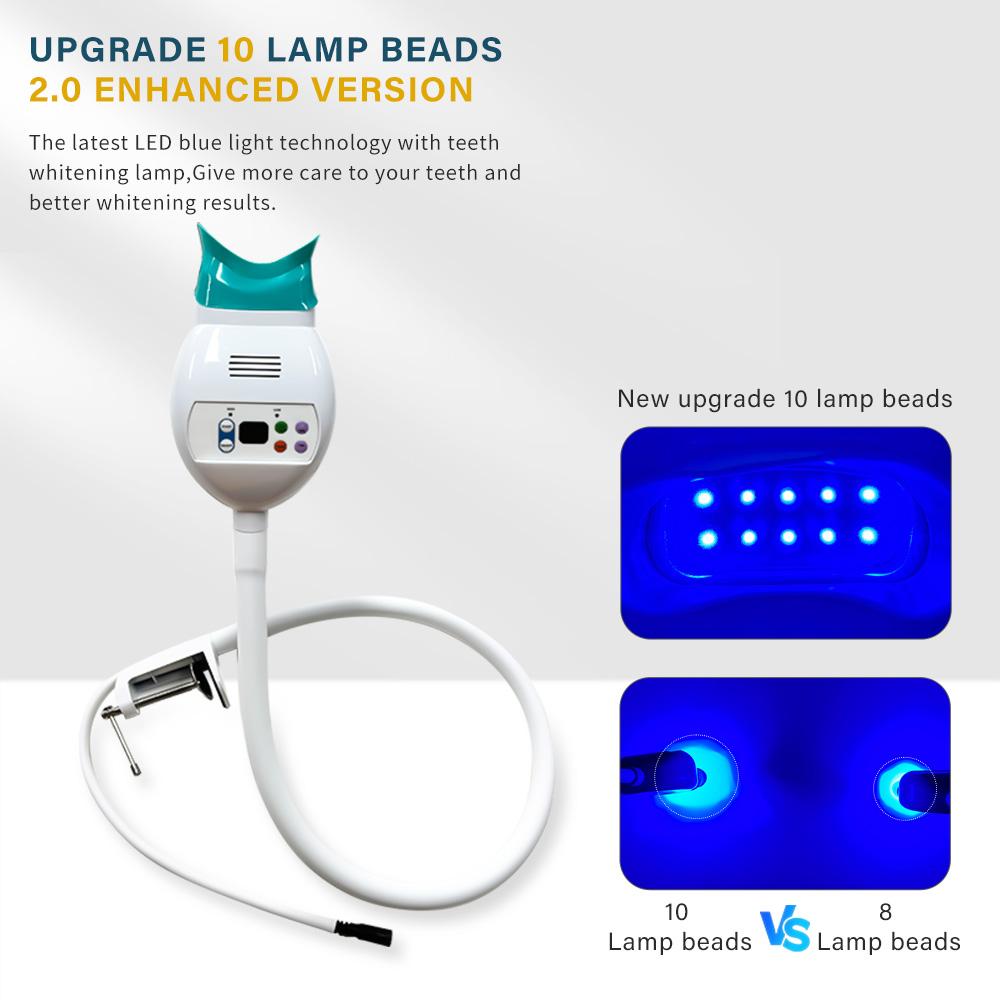 NICEDEN 10 LED Light Beads Professional Teeth whitening Lamp 50W High Power for Dental Teeth Bleaching Accelerator Machine