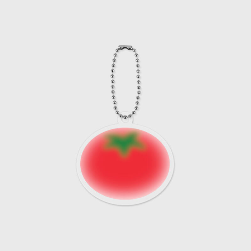 red tomato acrylic keyring Single product