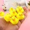 Yellow Vinyl Bath Duck - Educational Swimming Toy for Kids