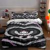 Black Heart Motif. Bedding Duvet Cover Sets Duvet Covers Pillowcases Gifts (1 * Duvet Cover 2 * Pillowcases, Without Duvet Insert)