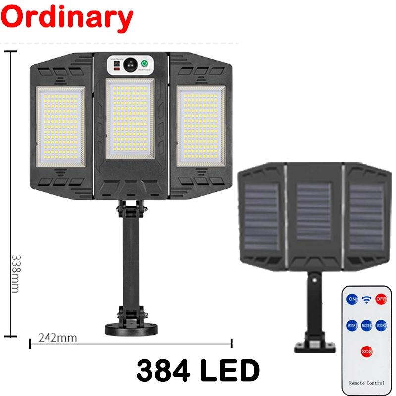 

800 светодиодов супер яркий уличный солнечный уличный фонарь с датчиком движения водонепроницаемый солнечный свет двор загородный дом сад настенный светильник