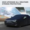 Für Tesla Model Y Auto Vollabdeckung - Wasserdicht für den Außenbereich, Schneefest, Sonnenschutz, Ganzjahres-Auto-Schutzzubehör für Winter & Sommer