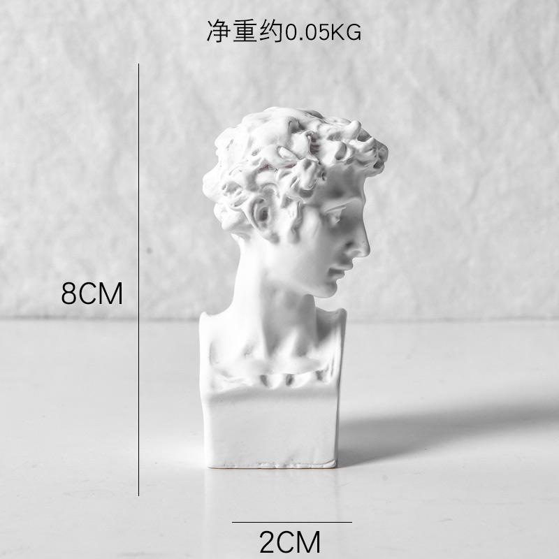 Nordic Retro Imitation plaster Resin Venus God of War Character head sculpture Home decoration crafts Drawing sketch Greek