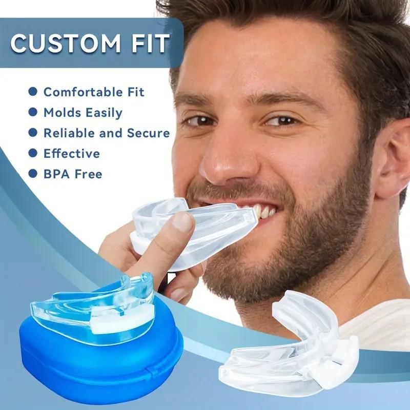 Anti Snore Device Adjustable Soft Silicone Professional Mouth Guard for Nighttime Teeth Grinding and Clenching Relieve ToothPain 3