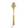 Boar Bristle Double-Sided Back Scrubber Brush with Wooden Long Handle