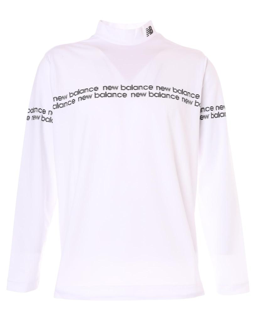 Golf Mock Neck Shirt 3 [New Balance] Long-Sleeve (Mesh Reverse, Moisture-Wicking) / Men's / 012-6267002 030_WHITE [S]