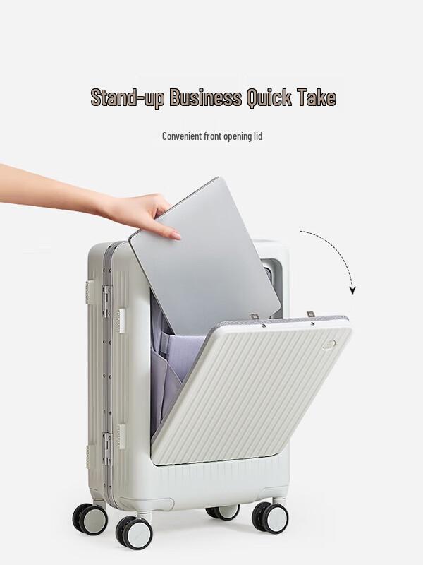 

OIWAS Front-Opening Aluminum Frame Luggage