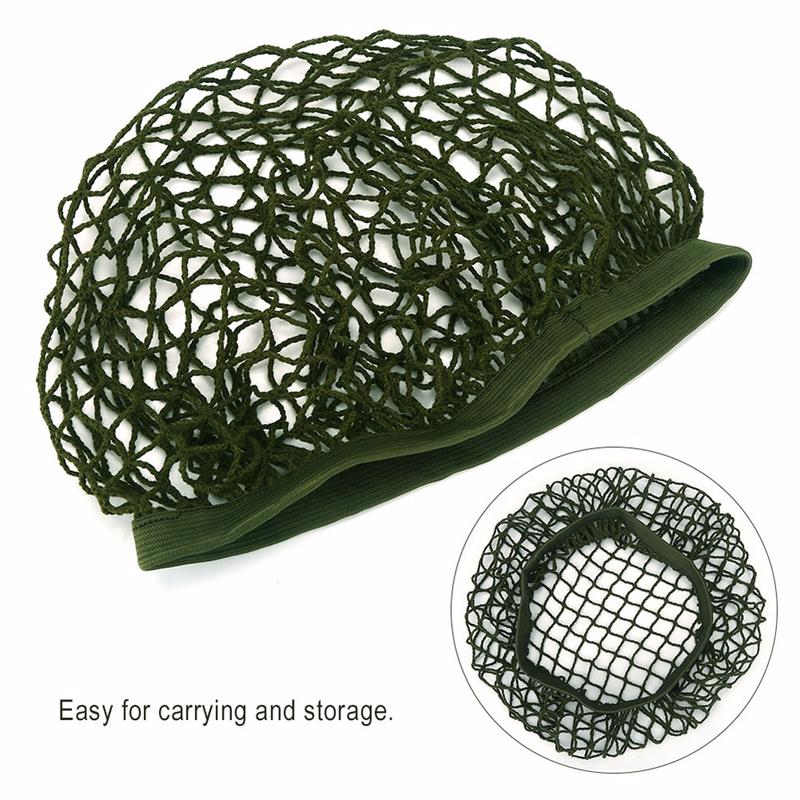 Camouflage Net Nylon Helmet Hunting Blind Net Helmet Covered Outdoor Hunting Cap Camouflage Net