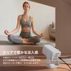 [2026 Latest Model, Android TV 11.0, 360° Rotation] Mini Ceiling Projector, 200 ISO Lumens, 8W HiFi Speaker, Built-in Speaker, 0.9kg Lightweight, Lens