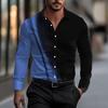 Modern Slim Fit Long Sleeve Shirt, Stylish Casual-Formal Wear for Men