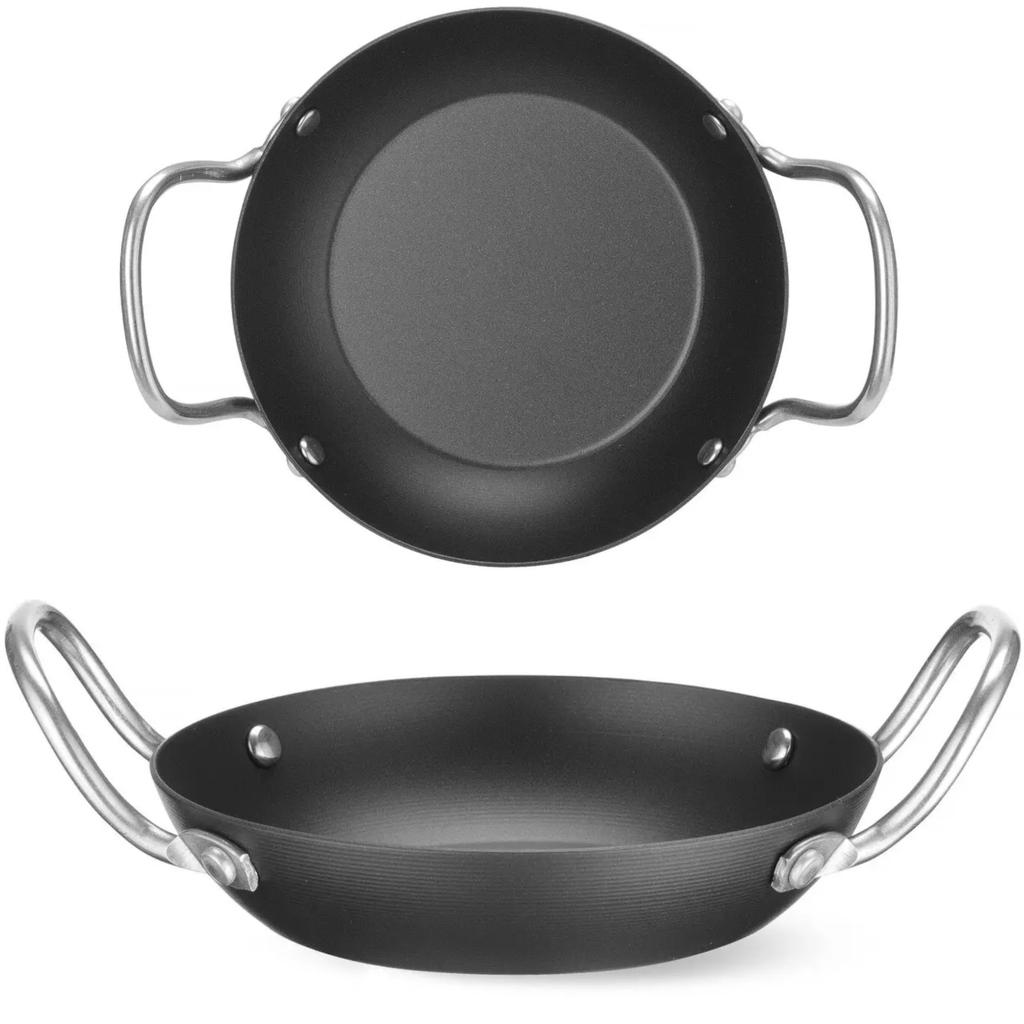 Universal Carbon Steel Serving Pan, Diameter 144 Mm