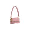 Coach Avery 20 Metal Solid Color Logo Zipper Closure Cow Leather Hand Crossbody Shoulder Bag Small Size Women's Soft Pink