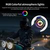 Kebidumei G1 Motorcycle Helmet Bluetooth Intercom Headset 1000mAh MP3 Music Player Speaker Waterproof Earphone 500M Interphone