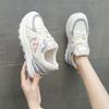 Sports and leisure shoes women's autumn 2025 new mesh Forrest Gump shoes casual soft sole lightweight dad shoes women
