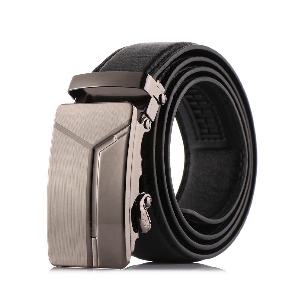 Luxury Strap High-Quality Waist Belts Automatic Buckle Ratchet Waistband Leather Belts