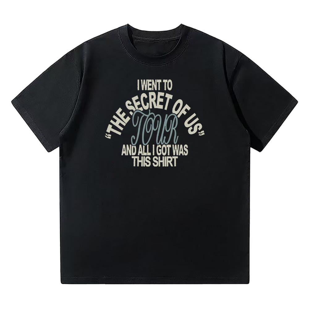 Gracie Abrams The Secret of Us Tee Men Women Aesthetic Harajuku Short-sleeved Cotton T Shirt Male Summer O-Neck T-shirt XS 1879₽