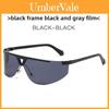 Millionaire Style Sporty Noframe Sunglasses With Uv400 For Outdoor Sports And Travel