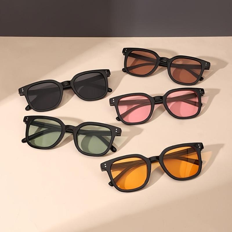 5pcs Unisex Glasses Stylish Retro Design Essential for Daily Wear and Street Style