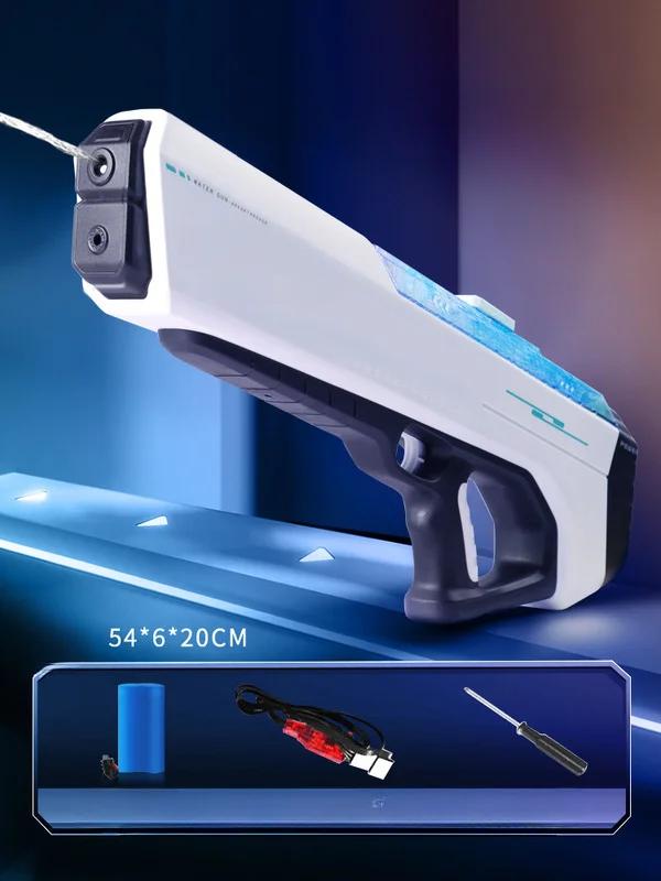 Powerful Squirt Automatic Water Suction Water Blasters for Kids Gift Large Electric Gun Laser Water Night Water Gun for Adults