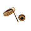 FENDI Rhinestone Ehuise Fendi Pierce gold Women Used