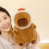 Red Cotton Coat Capybara Plush Doll Cos Chick Capybara Fluffty Doll  Birthday Gift