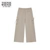 Teenie Weenie Women's Loose Fit Straight-Leg Cargo Pants