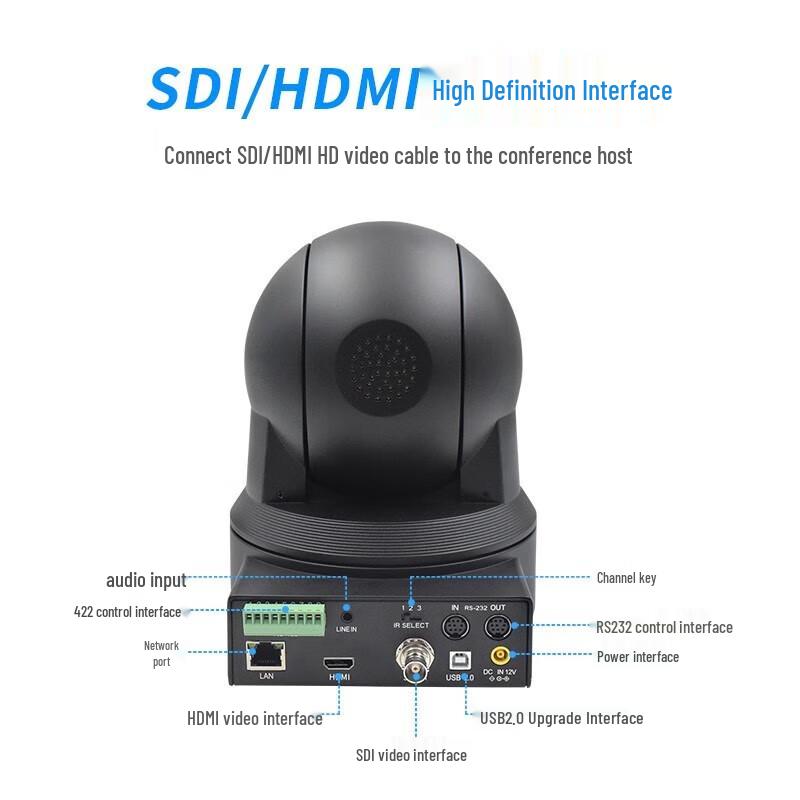 YSX 4K USB Video Conference Camera with 12x Zoom (CN version)