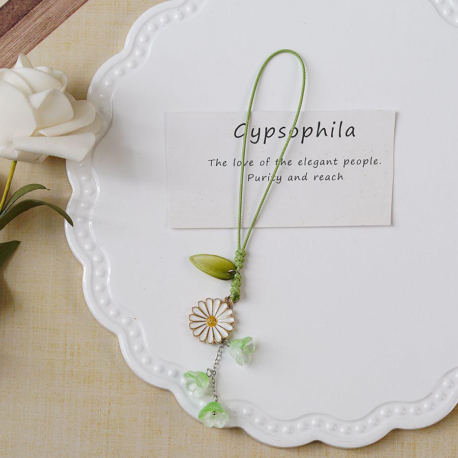Handmade Japan-Korea Tulip Keychain and Phone Lanyard