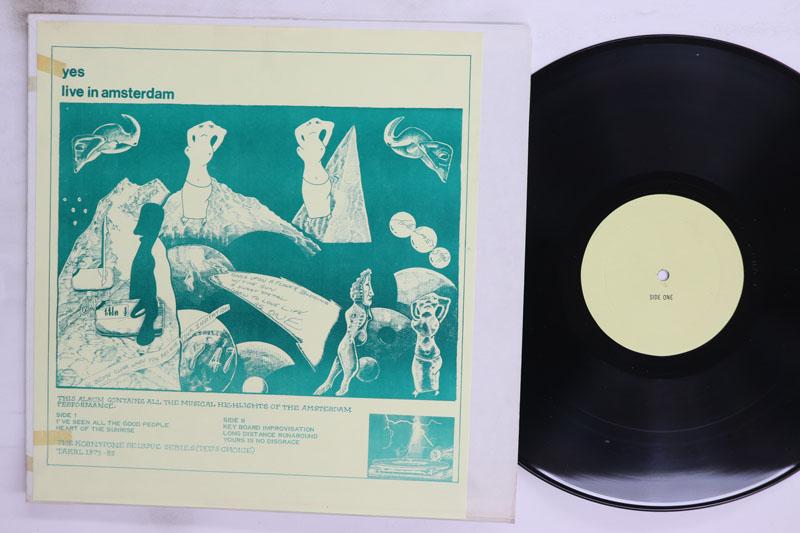 LP Record YES - Live In Amsterdam TAKRL1375RS AMAZING KORNYFO 1976 US Rock Used