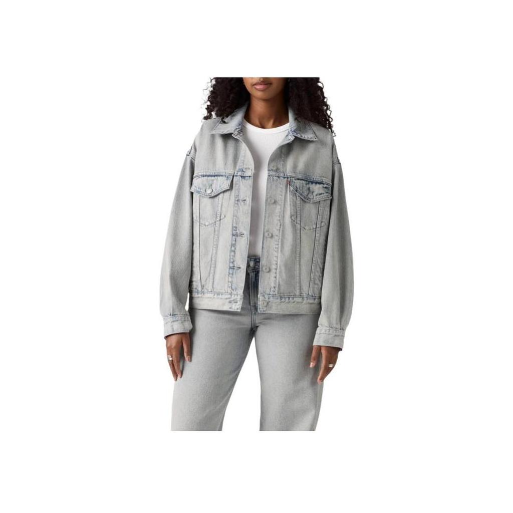 Levi's Women's Oversized Denim Jacket Light Blue A1743-0147