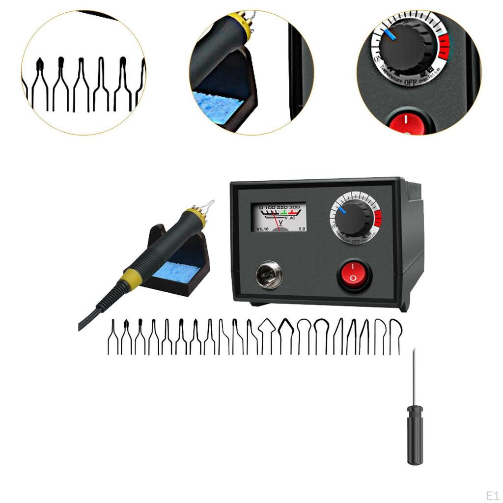 Brandmalerei-Werkzeug, professionelles Holzbrennen zum Schnitzen, Reparieren von Lederstifthalter A