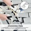 2/4Pcs Paver Removal Tool 65 Manganese Steel Rustproof Paver Removal Tool with Hex Wrench for Garden Lawn Patio Brick Block