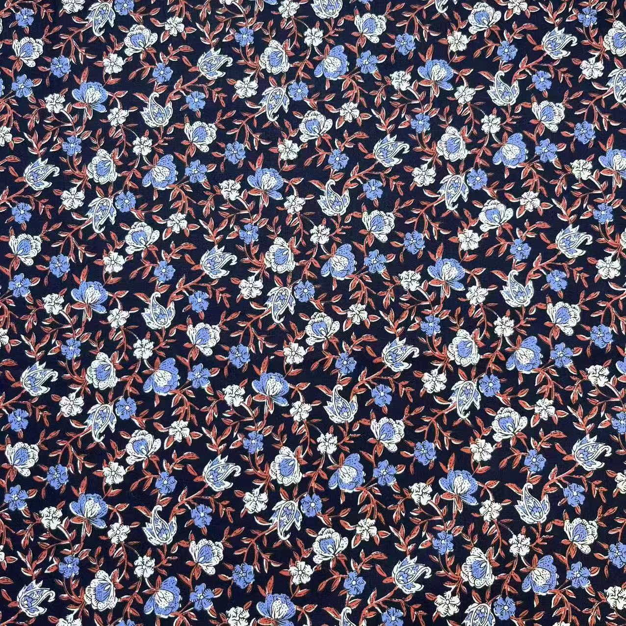 100% Cotton Poplin Printed Fabric 148 cm Width 40 Yarn