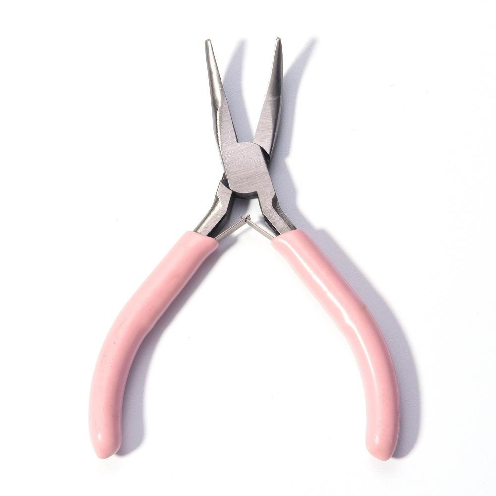 Multifunctional Mini Jewelry Pliers Stainless Steel Needle Nose Pliers Wire Cutter DIY Beading Tool for Crafts & Precision Repair
