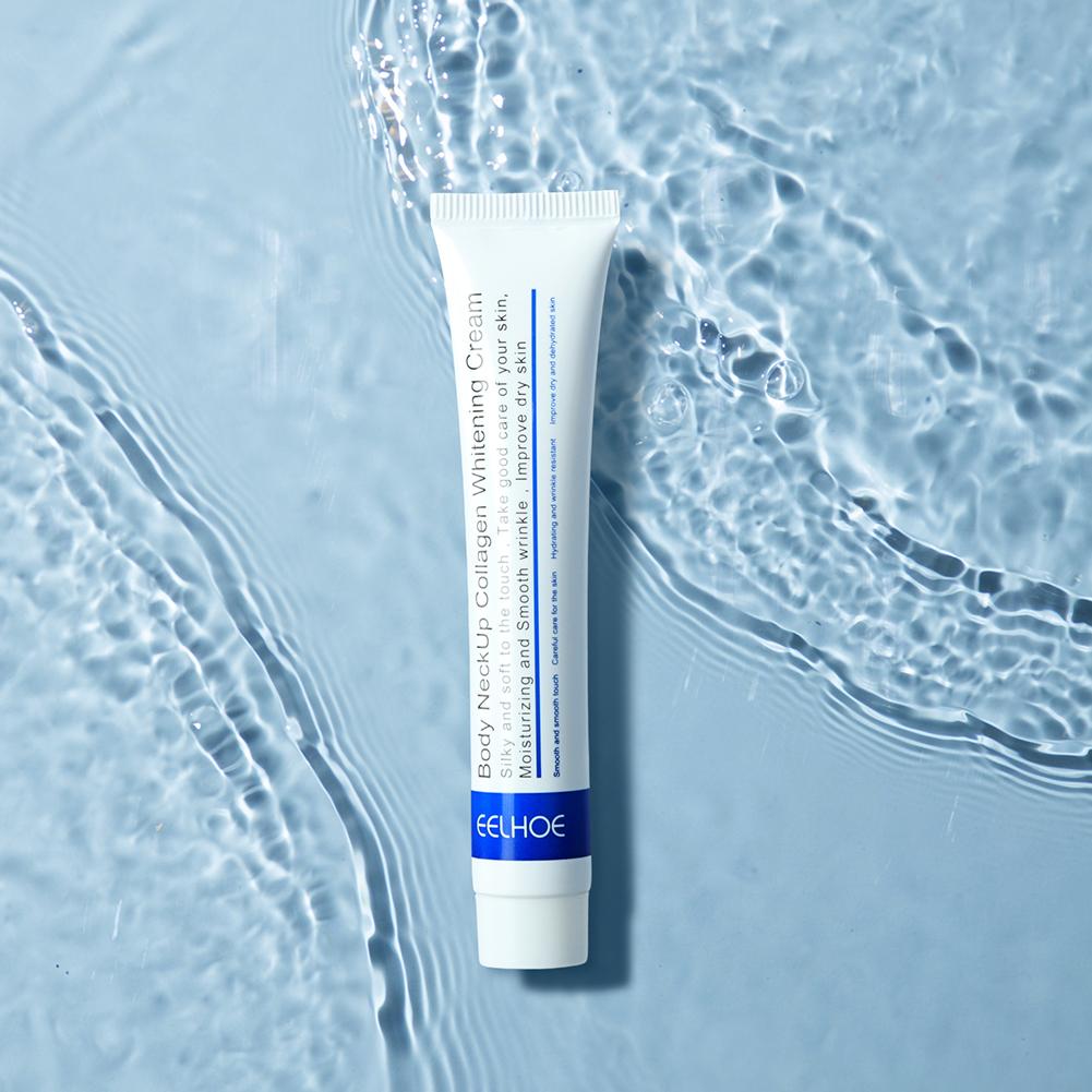 EELHOE Collagen Neck Cream Lightens Neck Fine Lines Wrinkles Anti-aging Lifts Tightens Skin Moisturizing Neck Whitening Cream