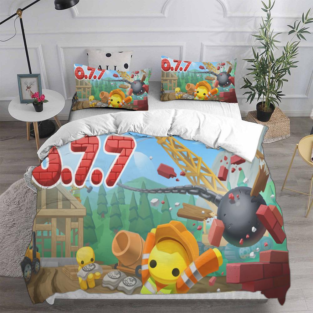 3D Print  Wobbly & Life Single Twin Full Queen King Size Quilt Anime Bed Cover Pillow Case 2-3 Pieces Duvet Cover Bedding Sets