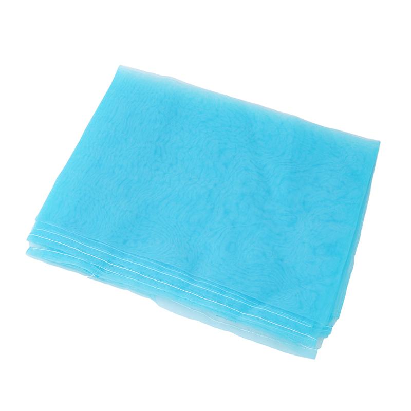 Colorful Sheer Tulle Curtains Polyester Solid Color Rod Pocket Curtain for Bedroom Kitchen Living Room Kid Room Classroom