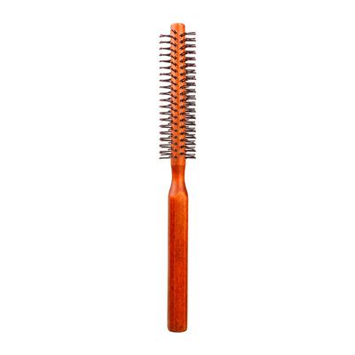 Wooden Roller Comb For Women's Hair Bangs, Inward-curling Styling, Smooth Hair Comb
