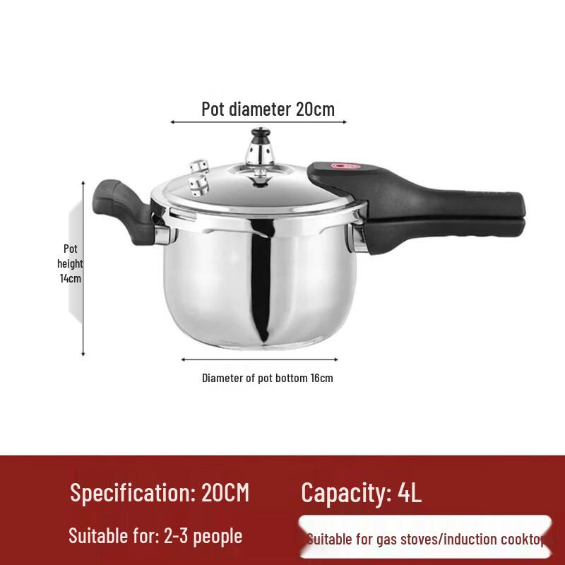 Zhishi Stainless Steel Pressure Cooker