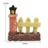 Home Decor Small Creative Gifts Mini Resin Fence Craft Garden Micro Figurines Tiny Ornaments Bonsai Garden Handmade Accessories