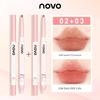 Novo Double-Headed Lip Liner Waterproof Long Lasting and Does Not Fade Nude Color Series Lip Hook Line Toot Lipstick Pen Integrated Lip Brush