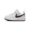 Court Borough Low Recraft TD White Burgundy Crush Toddler DV5458-112