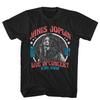Men's Janis Joplin Janis Joplin Americana T-shirt XXX-Large Black