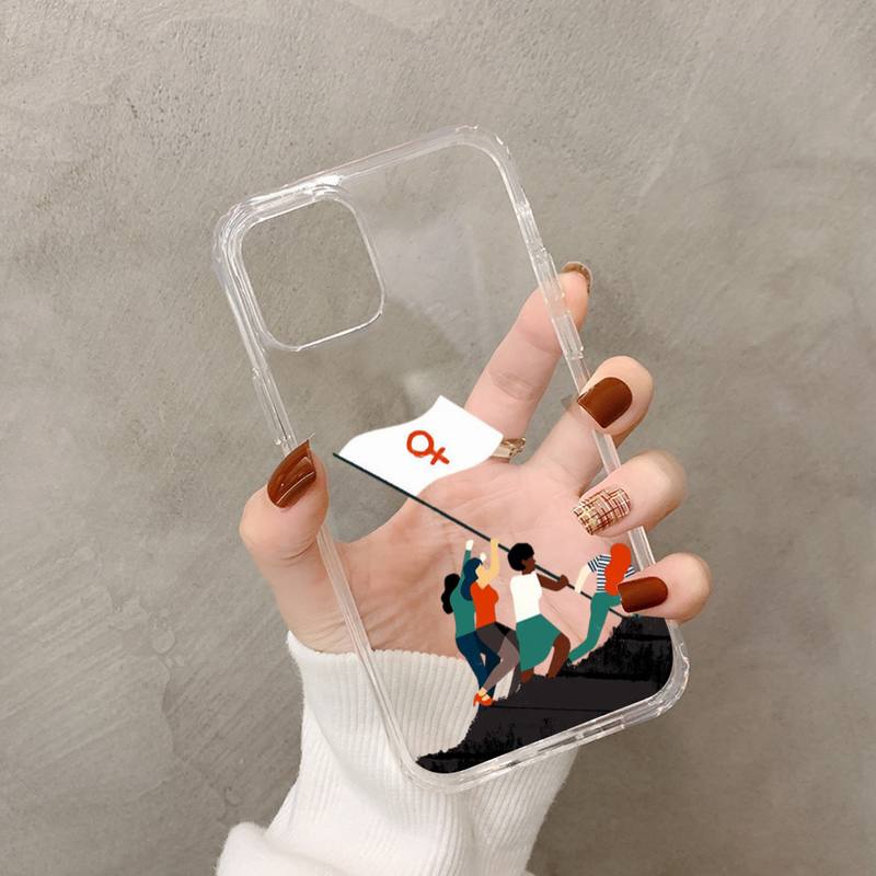 Feminist Feminism Aesthetics Girl Power Phone Case for IPhone 18 11 12 13 Mini Pro XS MAX 8 7 6 6S Plus X 5S SE 2020 XR Case