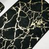 3Pcs/Set Non-slip Toilet Carpet Quick Dry Polyester Marble Toilet Lid Cover Bathroom Rug for Home