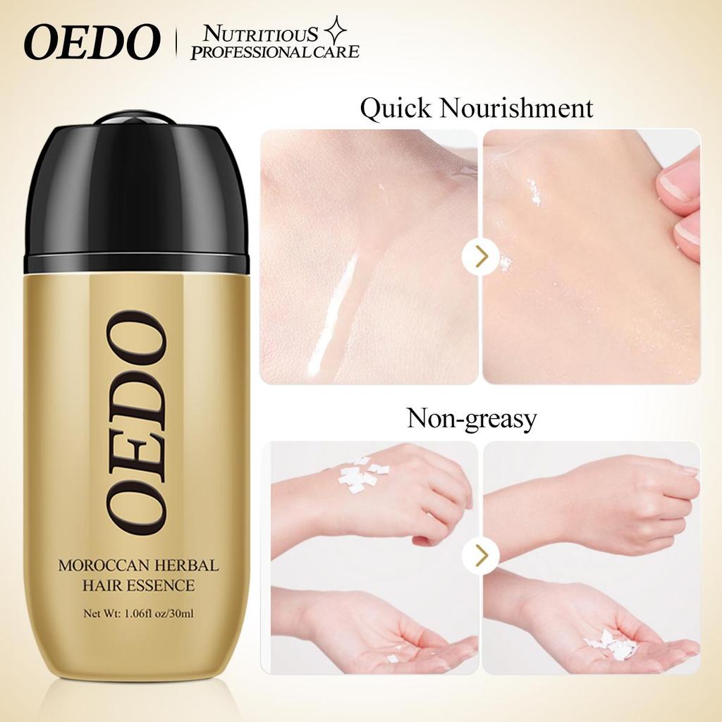 OEDO L'essenza marocchina per capelli alle erbe ripara la permanente e i follicoli piliferi danneggiati dopo la tintura previene la perdita dei capelli nutre i capelli ammorbidisce e lucida